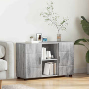 Sideboard med hylde FLORIN Grå Sonoma 88,5 x 30,5 x 55,5 cm