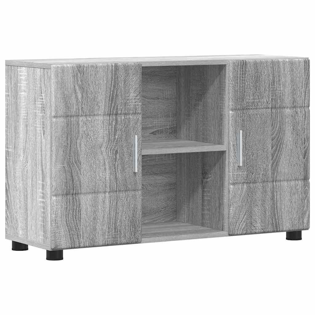 Sideboard med hylde FLORIN Grå Sonoma 88,5 x 30,5 x 55,5 cm