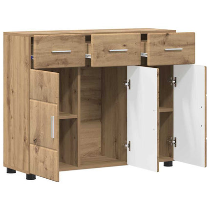 Sideboard FLORIN 88,5 x 30,5 x 73 cm Artisan Egetræ