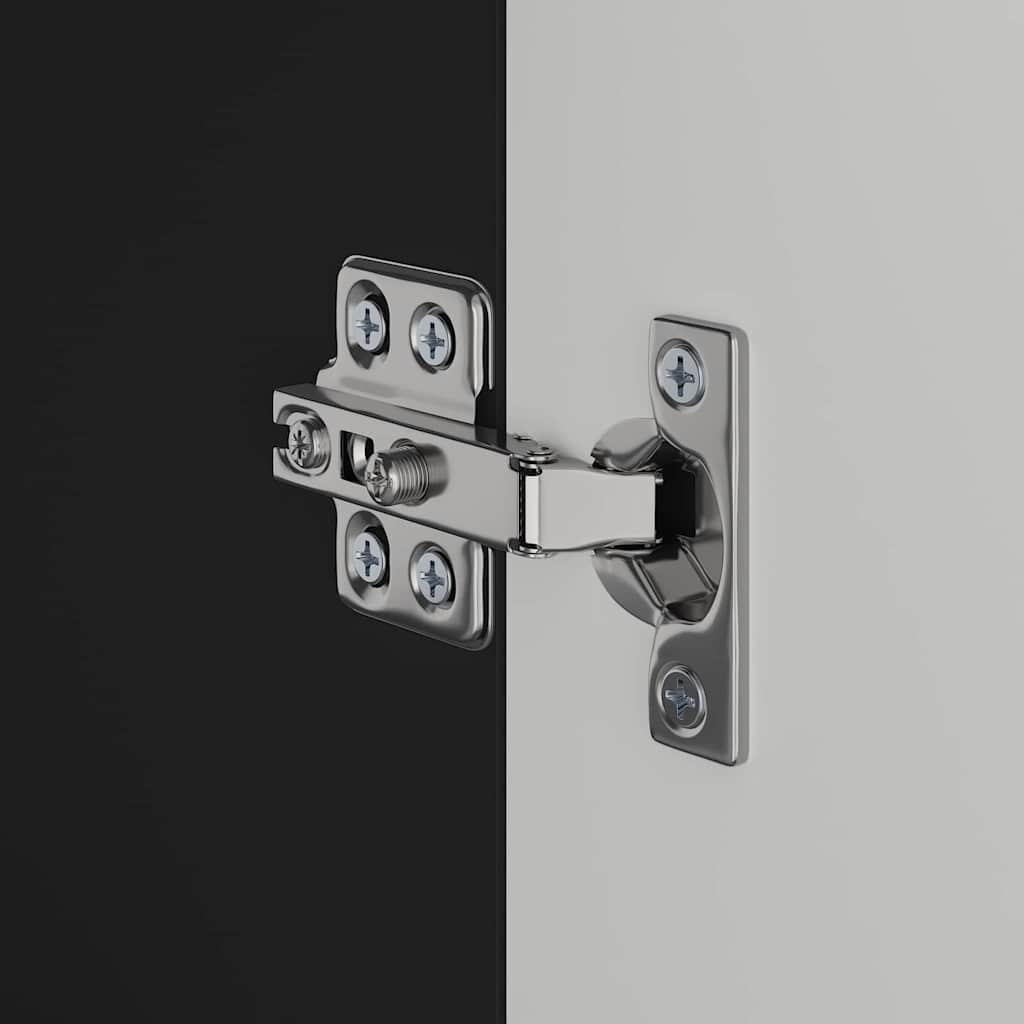 Badeværelse vaskeskab med hylde TULUM Sort 60 x 34 x 63 cm