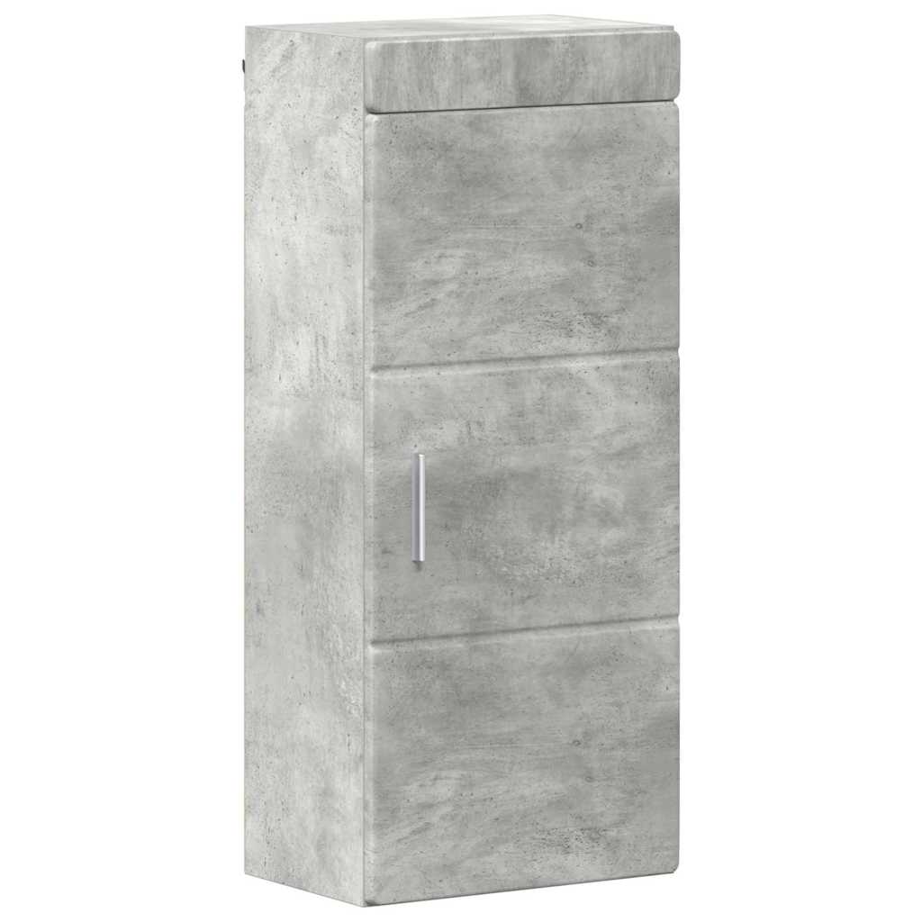Badeværelsesvægskab med hylde TULUM Beton Grå 37 x 24,5 x 86 cm