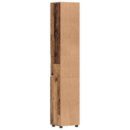 Badeværelsesskabsæt TULUM Gammelt træ 37 x 31,5 x 203 cm