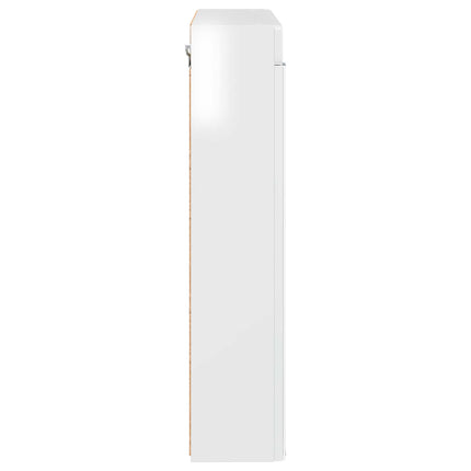 Badeværelsesspejlskab TULUM Høj gloss hvid 60 x 16,5 x 78 cm