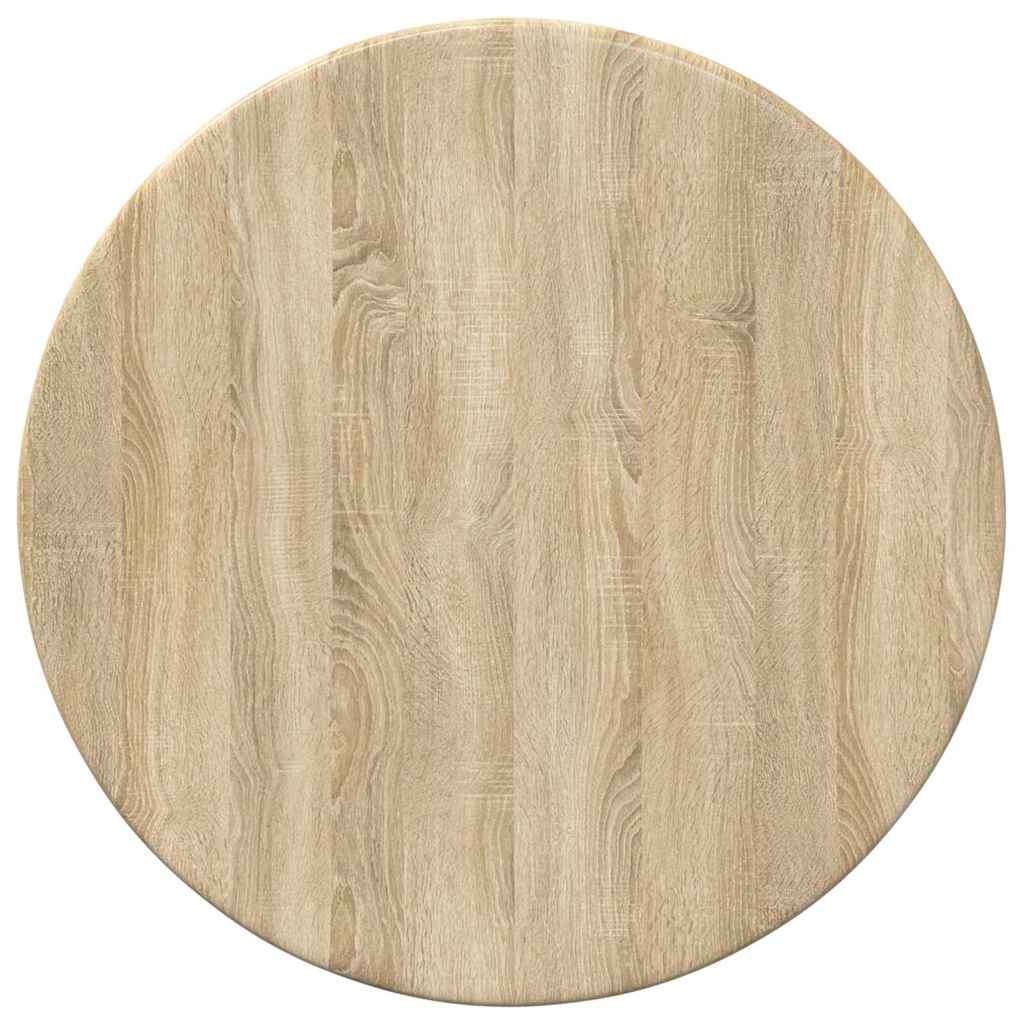 Bordplade Sonoma-eg Ø 30 x 1,5 cm Konstrueret træ