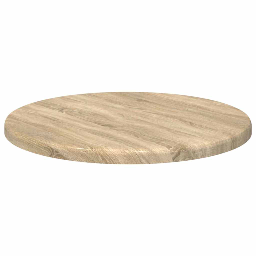 Bordplade Sonoma-eg Ø 30 x 1,5 cm Konstrueret træ