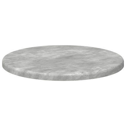 Bordplade Ø 30 x 1,5 cm Rund Konstrueret træ Betongrå