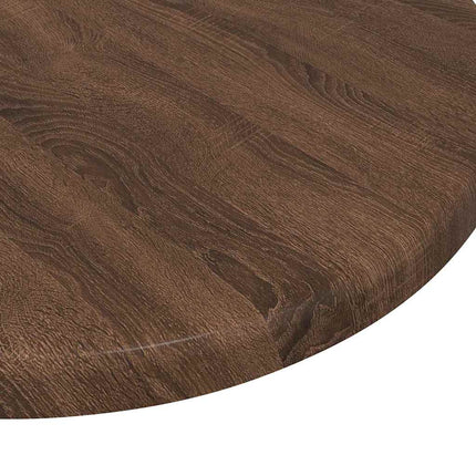 Bordplade Ø 30 x 1,5 cm Rund Konstrueret træ Brunt eg