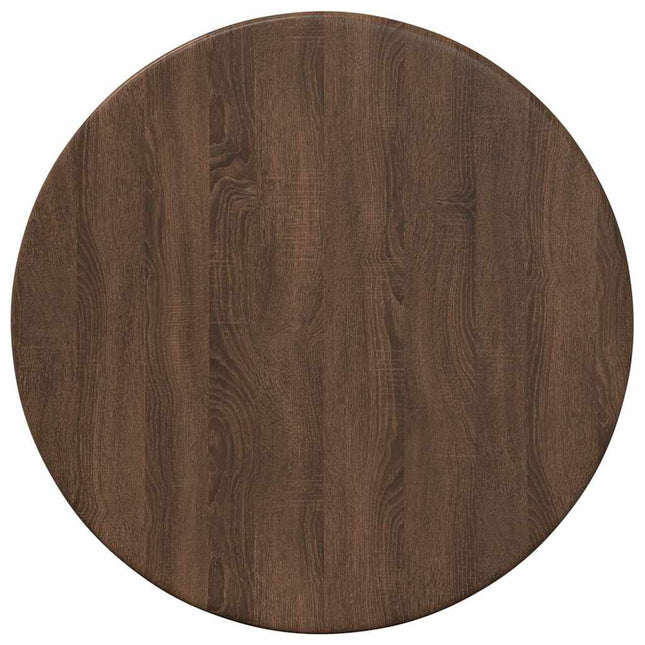 Bordplade Brun eg Ø 30 x 1,5 cm Konstrueret træ
