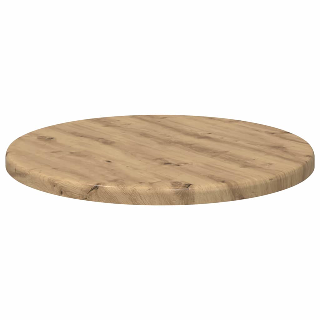 Bordplade artisan eg Ø 30 x 1,5 cm Konstrueret træ