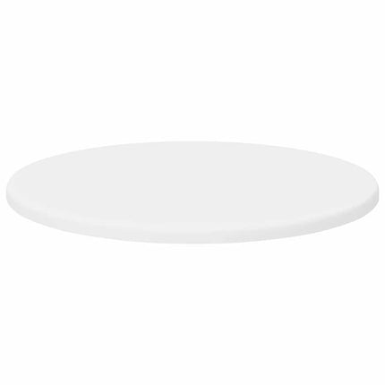 Bordplade Ø 40 x 1,5 cm Rund Konstrueret træ Hvid