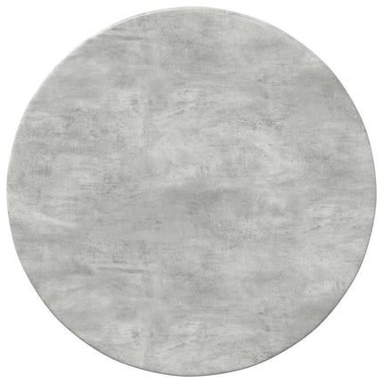 Bordplade Betongrå Ø 40 x 1,5 cm Konstrueret træ