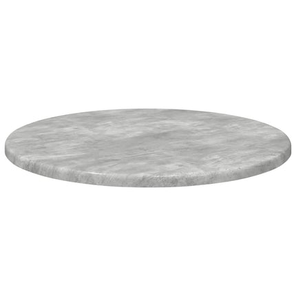 Bordplade Betongrå Ø 40 x 1,5 cm Konstrueret træ