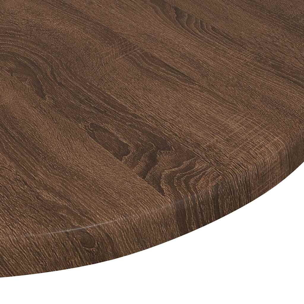 Bordplade Brun eg Ø 40 x 1,5 cm Konstrueret træ