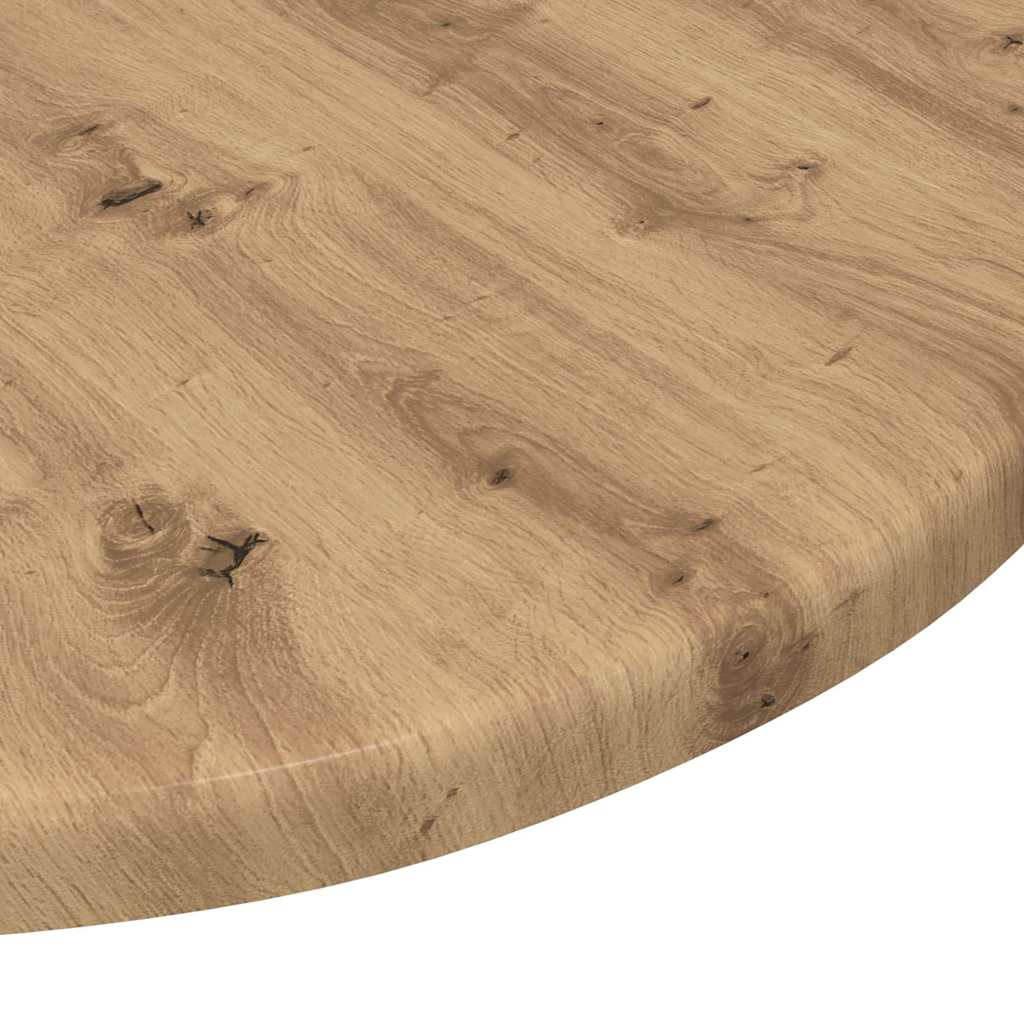 Bordplade artisan eg Ø 40 x 1,5 cm Konstrueret træ