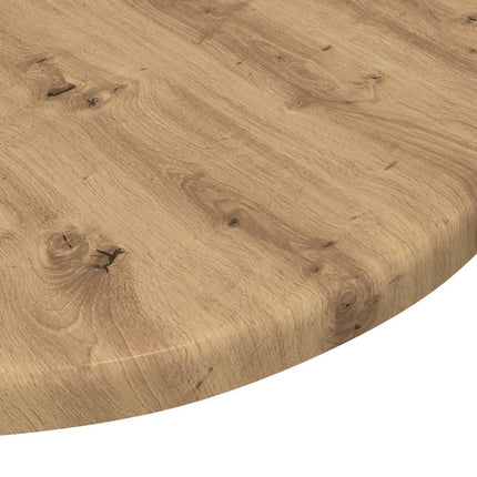 Bordplade Ø 40 x 1,5 cm Rund Konstrueret træ Artisan-eg