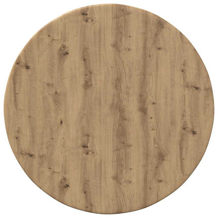 Bordplade Ø 40 x 1,5 cm Rund Konstrueret træ Artisan-eg