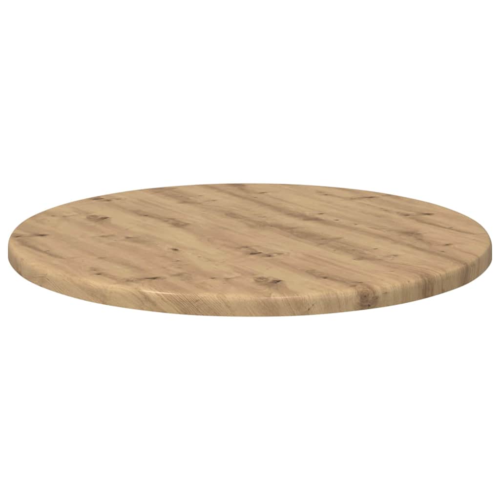 Bordplade artisan eg Ø 40 x 1,5 cm Konstrueret træ