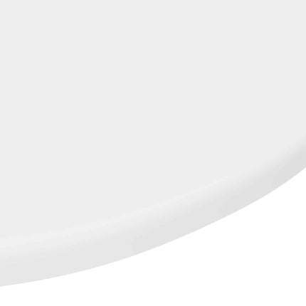 Bordplade Hvid Ø 50 x 1,5 cm Konstrueret træ