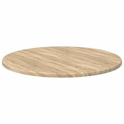Bordplade Ø 50 x 1,5 cm Rund Konstrueret træ Sonoma-eg