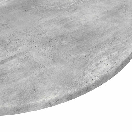 Bordplade Betongrå Ø 60 x 1,5 cm Konstrueret træ
