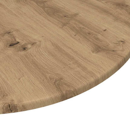 Bordplade artisan eg Ø 60 x 1,5 cm Konstrueret træ