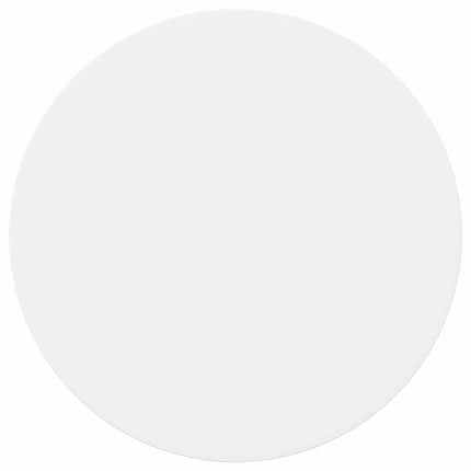 Bordplade Ø 70 x 1,5 cm Rund Konstrueret træ Hvid