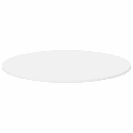 Bordplade Ø 70 x 1,5 cm Rund Konstrueret træ Hvid