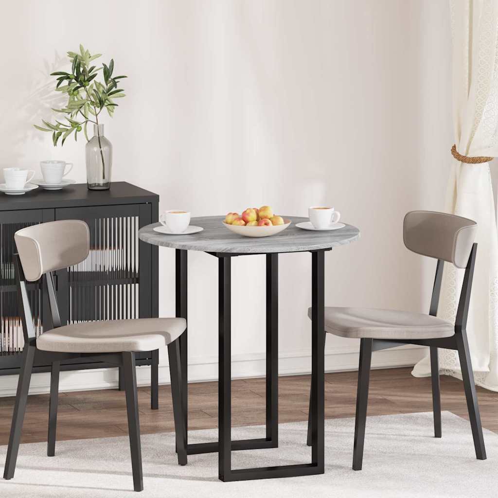 Bordplade Grå sonoma-eg 70 x 70 x 1,5 cm Konstrueret træ