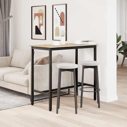 bord Sonoma eg 100 x 50 x 90,5 cm Ingeniørtræ og stål