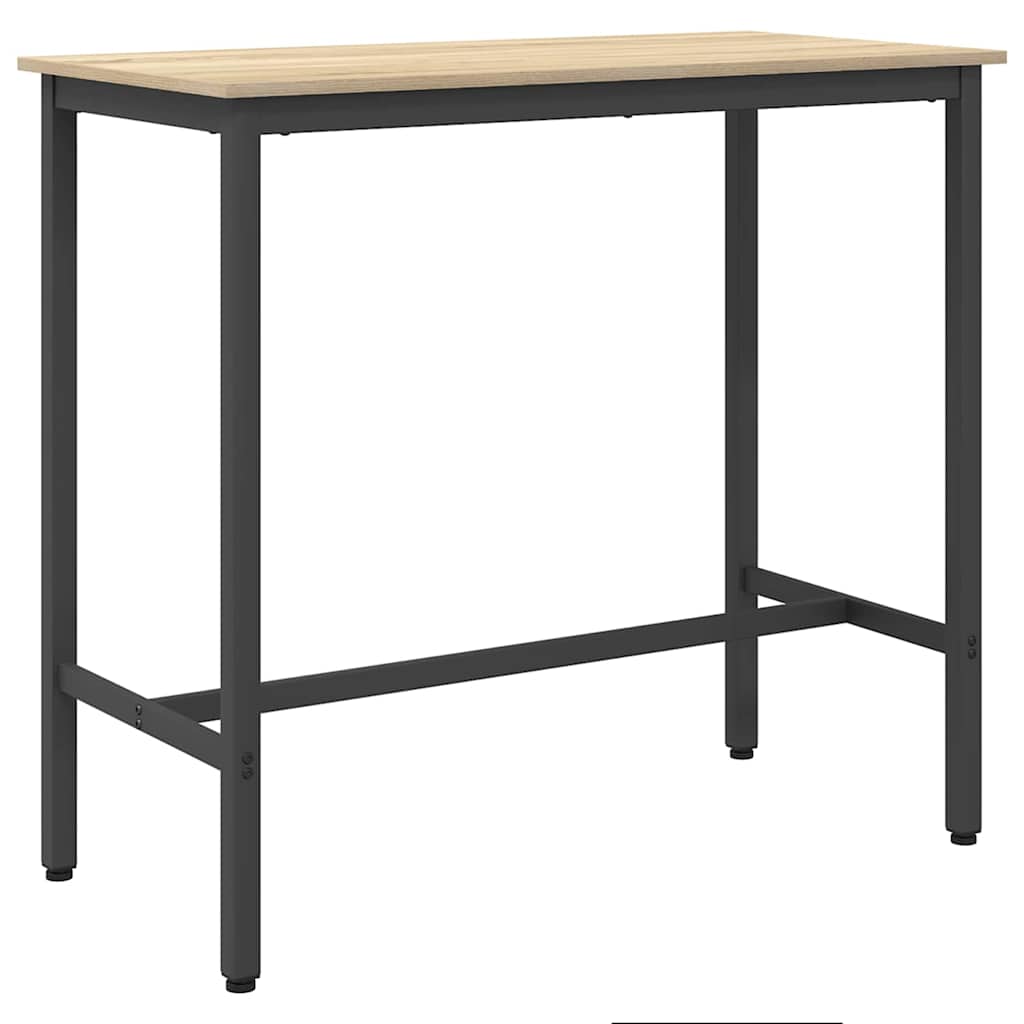 bord Sonoma eg 100 x 50 x 90,5 cm Ingeniørtræ og stål