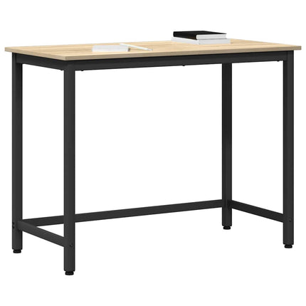 bord Sonoma eg 80 x 50 x 76,5 cm Ingeniørtræ og stål