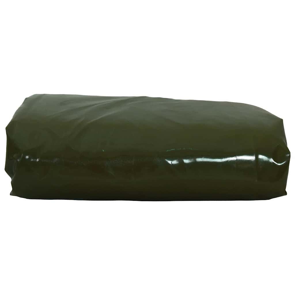 Tarpaulin 650g / m² Oliven grøn 3 x 4 m Lærred med PVC-belægning