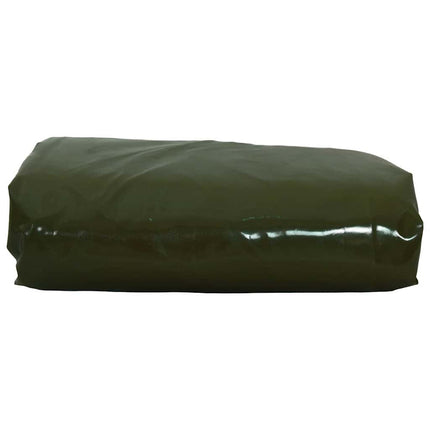 Tarpaulin 650g / m² Olivengrøn 5 x 7 m Lærred med PVC-belægning