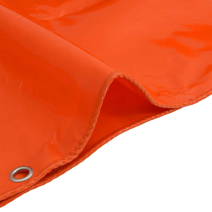 Tarpaulin 650g / m² Orange 2 x 3 m Lærred med PVC-belægning