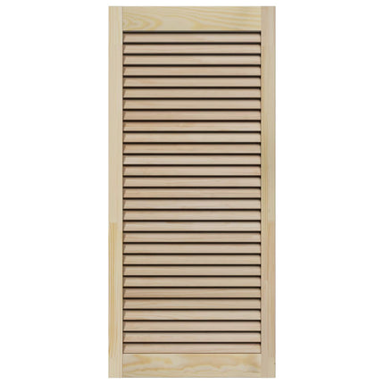 Skabsdør 4 pcs Naturfarvet 49,5 x 2,1 x 110 cm Massiv fyrretræ