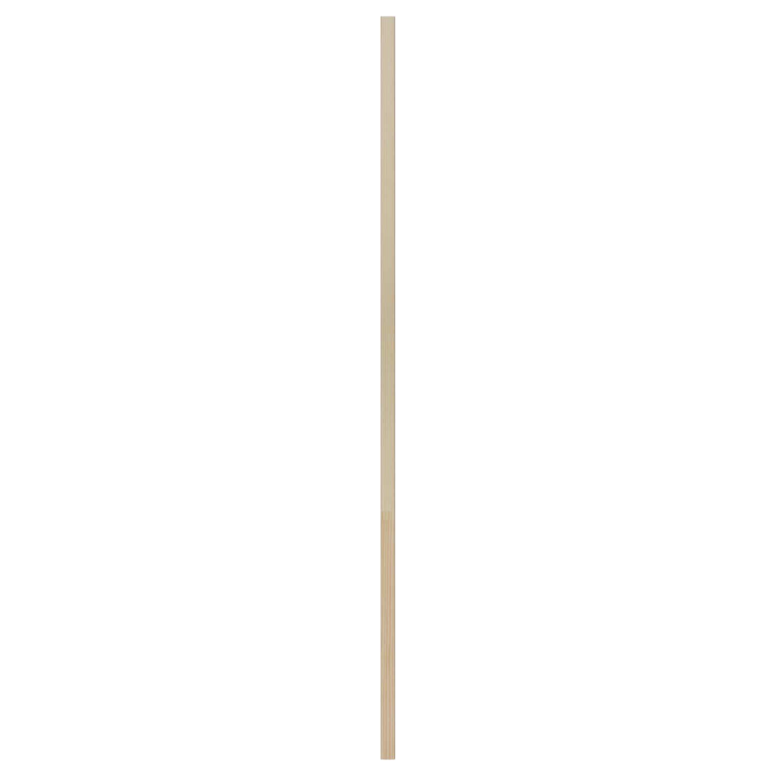 Skabsdør 4 pcs Naturfarvet 49,5 x 2,1 x 110 cm Massiv fyrretræ