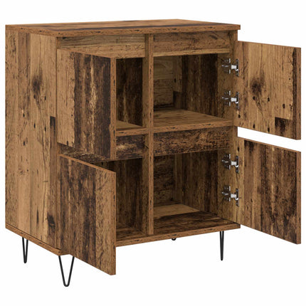 Sideboards 3 pcs Gammelt træ