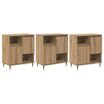 Sideboards 3 pcs Artisan Egetræ