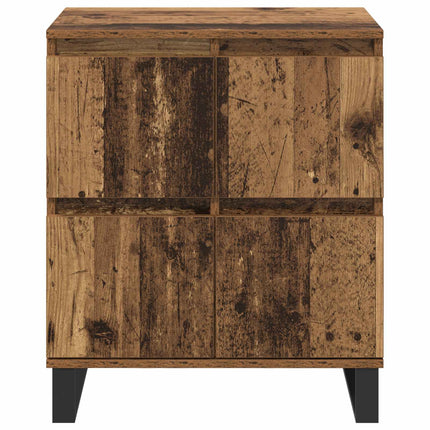 Sideboard 2 pcs Gammelt træ 60 x 35 x 70 cm