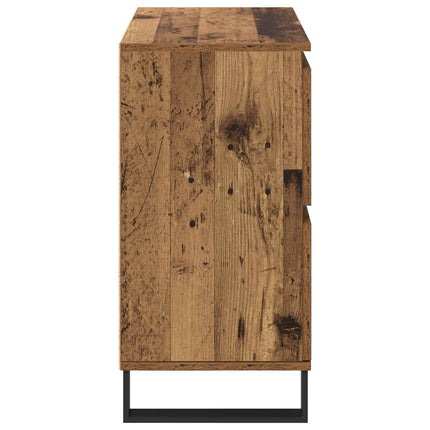 Sideboard 2 pcs Gammelt træ 60 x 35 x 70 cm