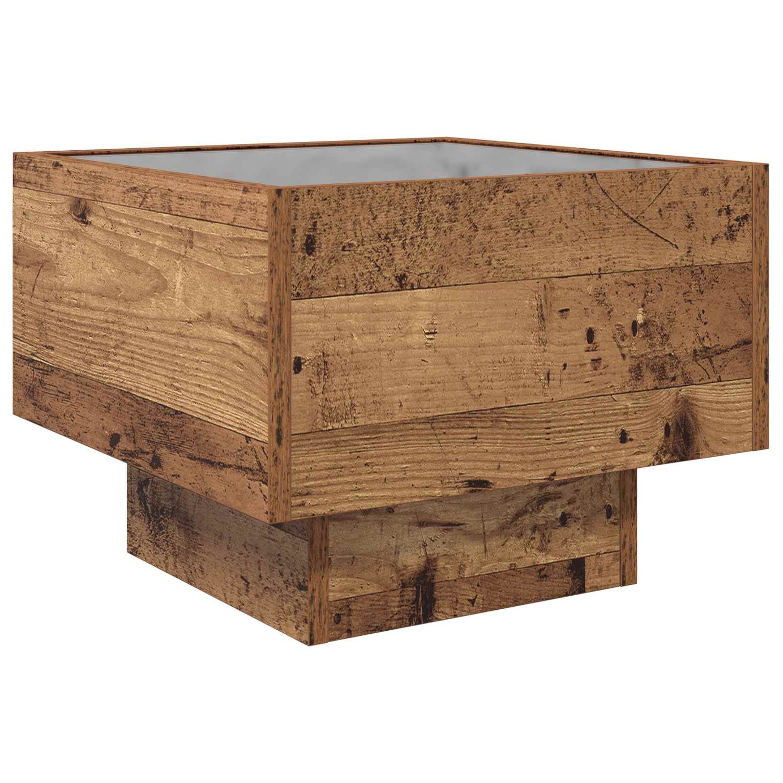 Sofabord Gammelt træ 40 x 40 x 30 cm Konstrueret træ