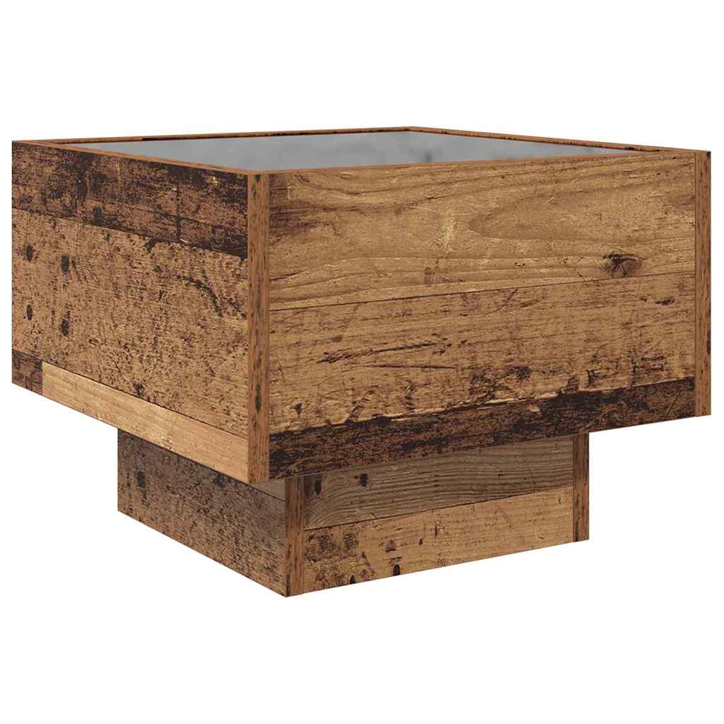 Sofabord Gammelt træ 40 x 40 x 30 cm Konstrueret træ