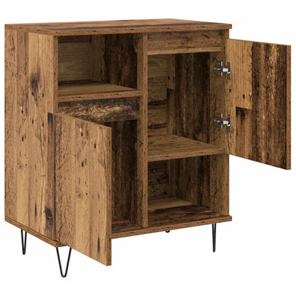 Sideboard 3 pcs Gammelt træ 60 x 35 x 70 cm
