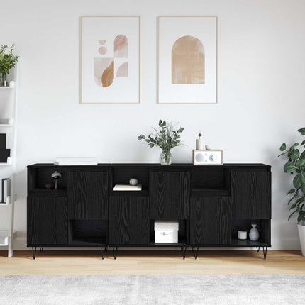 Sideboard 3 pcs Sort eg 60 x 35 x 70 cm