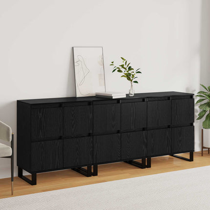 Sideboard 3 stk. Sort eg 60 x 35 x 70 cm