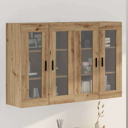 Væghængte skabe 2 pcs artisan eg 69,5 x 34 x 90 cm