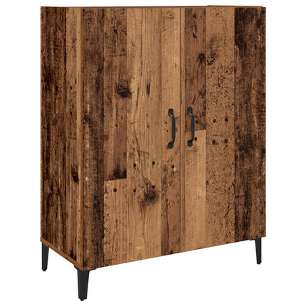 Highboard 2 stk. Gammelt træ 69,5 x 34 x 180 cm Konstrueret træ