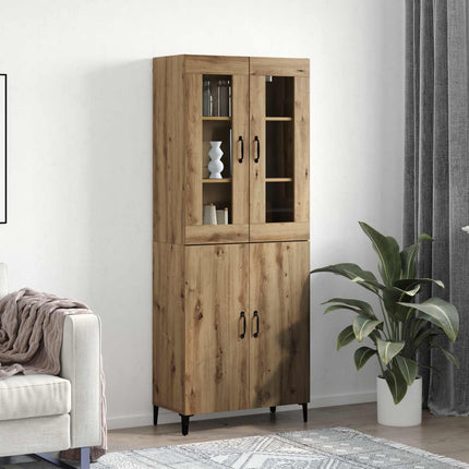 Highboard 2 stk. Artisan Egetræ 69,5 x 34 x 180 cm