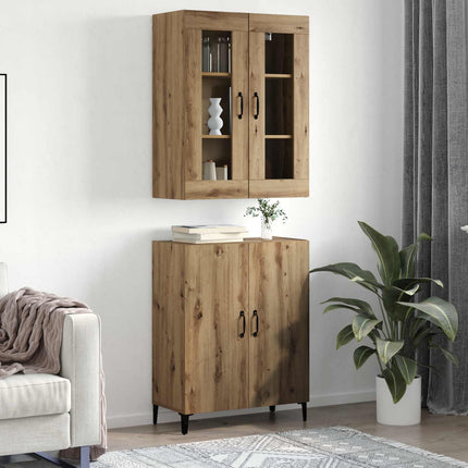 Highboard 2 pcs Artisan Egetræ 69,5 x 34 x 180 cm
