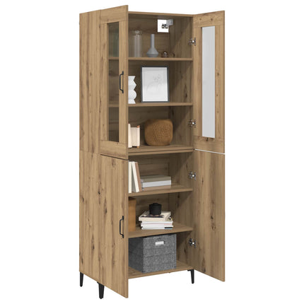 Highboard 2 stk. Artisan Egetræ 69,5 x 34 x 180 cm